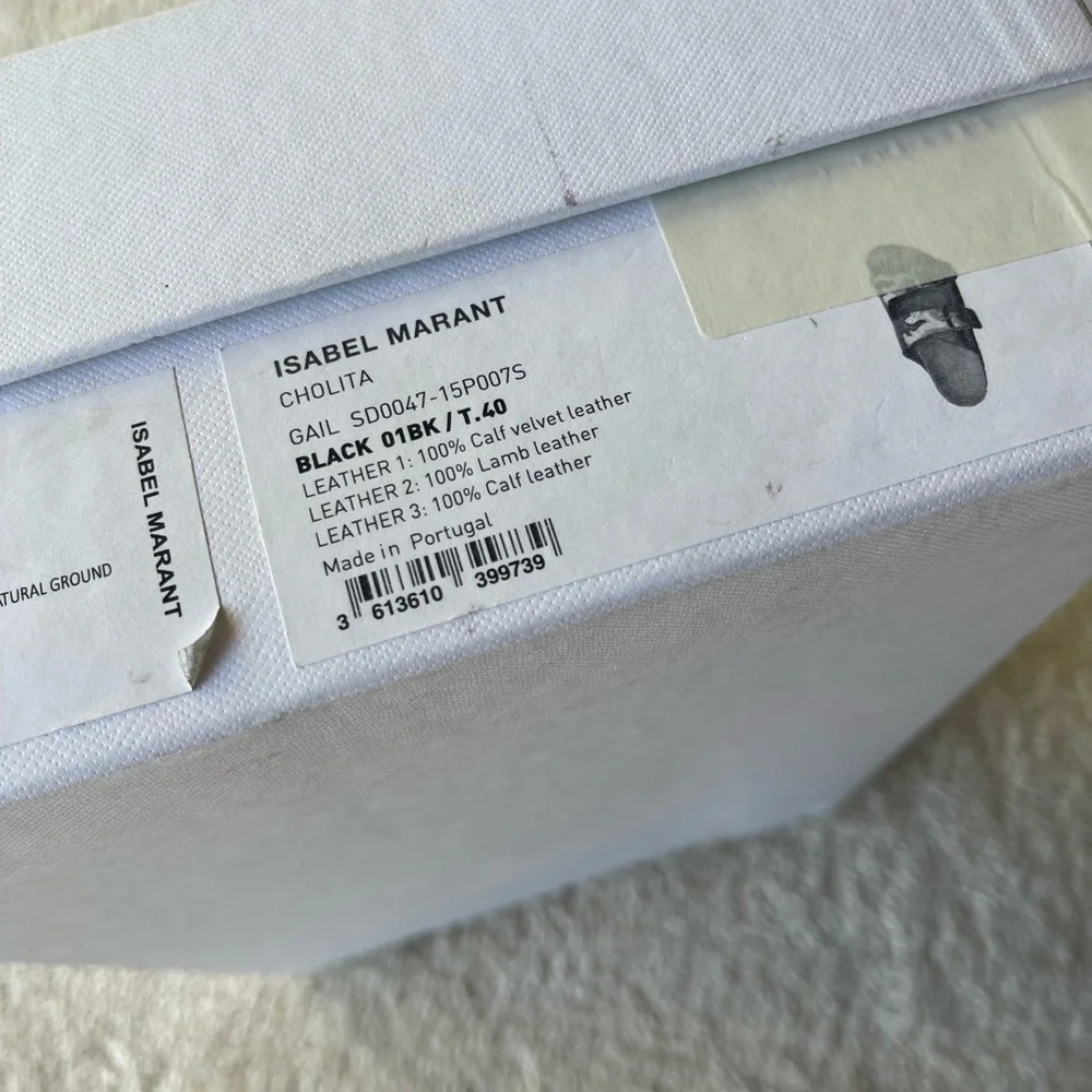 Isabel Marant Black Sandals - Picture 6 of 6
